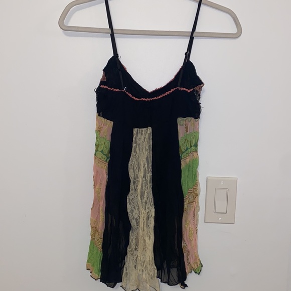 Boho Mixed Textile Tank Top - Picture 4 of 7